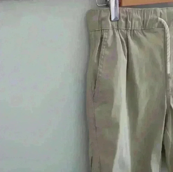 POINT ZERO | Men's  Beige Super Flex Cargo Drawstring Waist Shorts - Picture 2 of 4